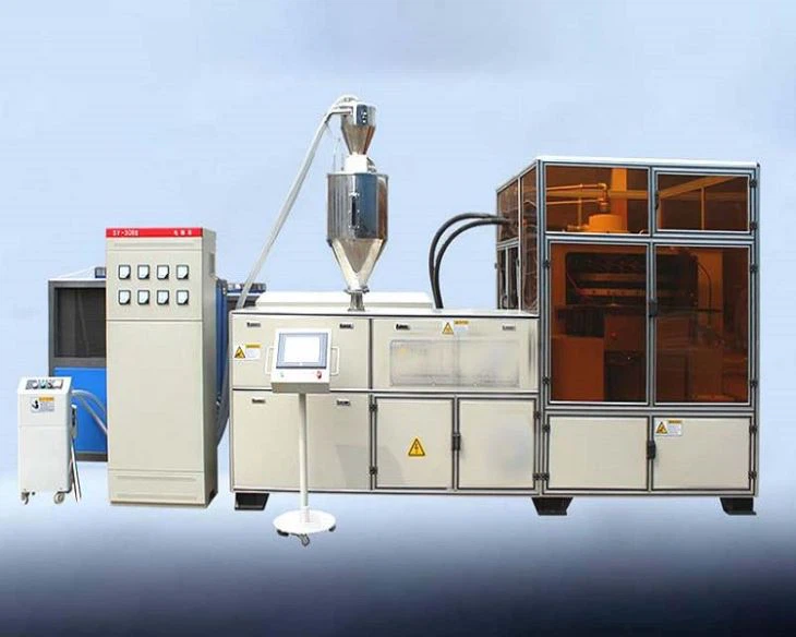 Plastic cap compression molding machine for water lids(001)